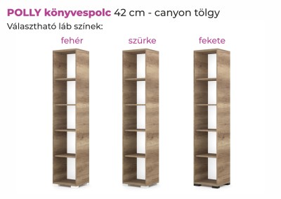 Polly könyvespolc fiore bútor szombathely
