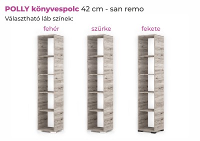Polly könyvespolc fiore bútor szombathely