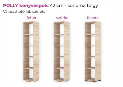 Polly könyvespolc fiore bútor szombathely